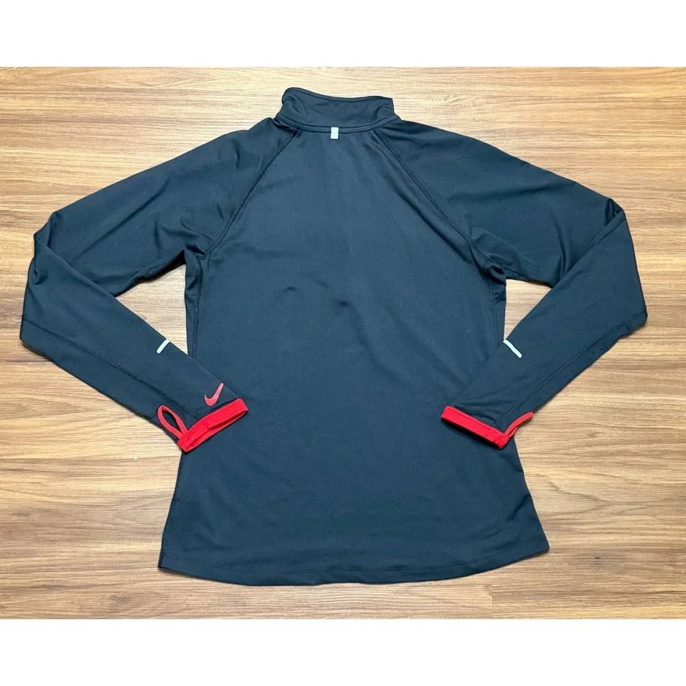 Nike NFL Tampa Bay Buccaneers Dri-FIT Quarter Zip Pullover Black Women's Sz M